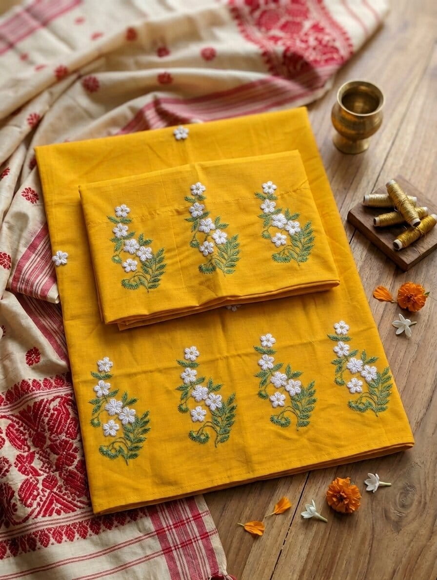 Pure Cotton Applique Work